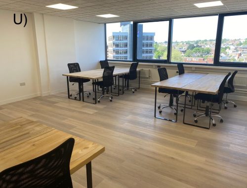 13 desk office space